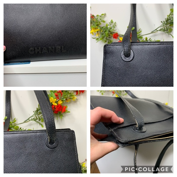 Vintage Chanel Caviar Rise-On Long Shoulder Bag - Picture 6 of 8